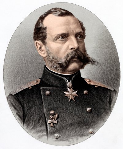Alessandro II 1818-1881, Zar di Russia dal 1855, c1880 da Unbekannt