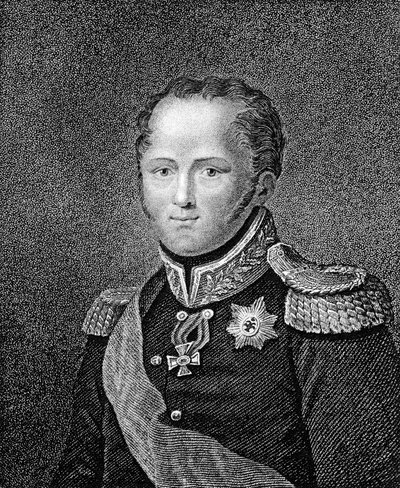 Alessandro I, Zar di Russia, 1817 da Unbekannt