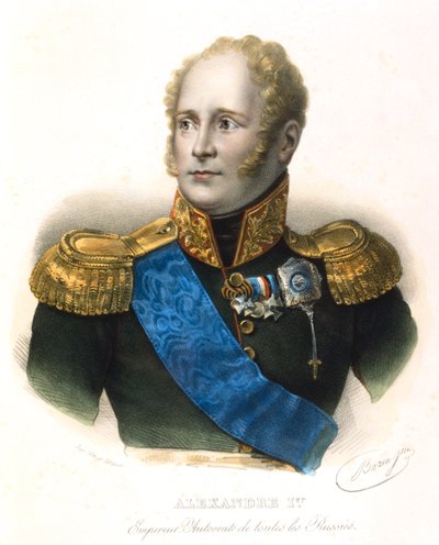 Alessandro I, Zar di Russia, c1801-1825 da Unbekannt
