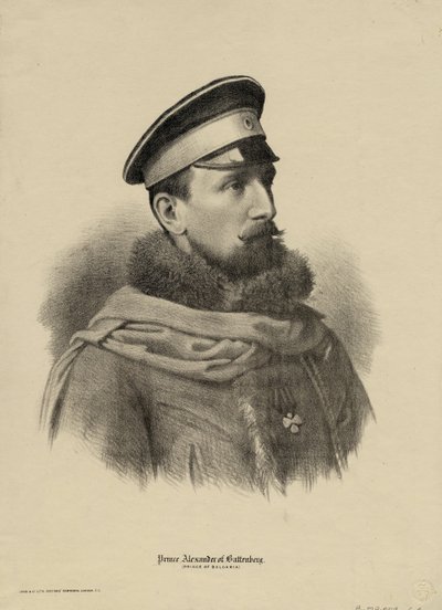 Alessandro Giuseppe 1857-1893, Principe di Bulgaria, 1880 da Unbekannt