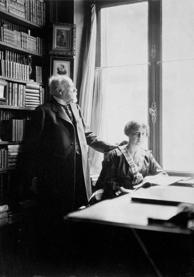 Alexander Onegin, autore e storico russo, e la ballerina Tamara Karsavina da Unbekannt