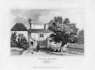 Casa di Alexander Pope, Binfield, Berkshire, metà XIX secolo da Unbekannt