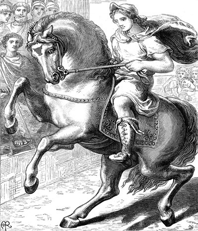 Alessandro Magno, 356-323 a.C., c1873 da Unbekannt