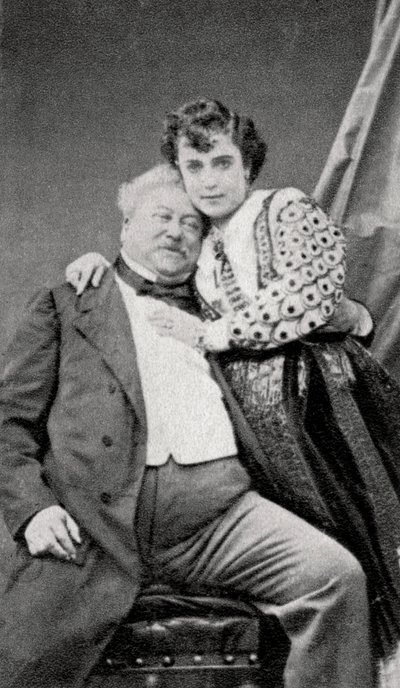 Alexandre Dumas, il Vecchio, romanziere e drammaturgo francese, c1865 da Unbekannt