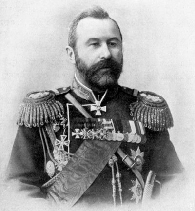 Alexei Nikolaievich Kuropatkin, Guerra Russo-Giapponese, 1904-5 da Unbekannt
