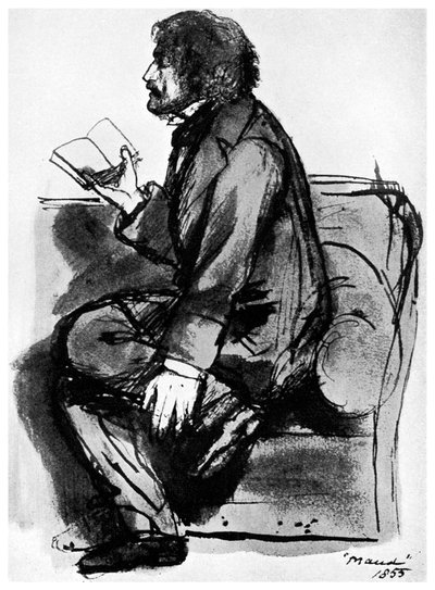 Alfred, Lord Tennyson, poeta britannico, 1855 1956 da Unbekannt