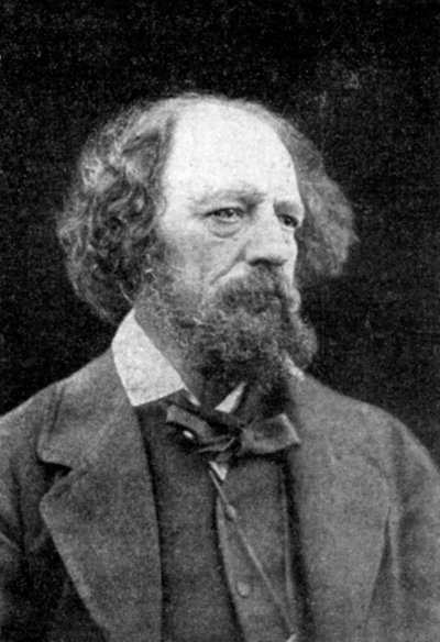 Alfred Tennyson, 1° Barone Tennyson, poeta inglese, c1880 da Unbekannt