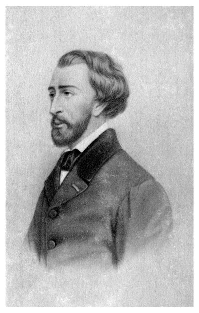 Alfred de Musset, drammaturgo romantico francese, poeta e pittore, c1845-1890 da Unbekannt