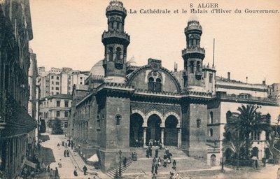 Algeri - La cattedrale e il Palazzo d