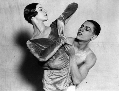 Alice Nikitina e Serge Lifar, ballerini russi, 1924 da Unbekannt