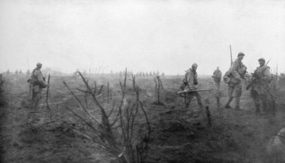 Truppe alleate, 31 luglio 1917 al Canale Yser, Belgio, 1926 da Unbekannt