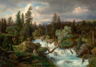 Torrente alpino da Unbekannt