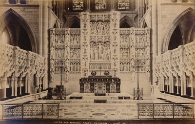 Altare e Reredos Cattedrale di Truro, 1929 da Unbekannt