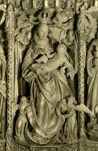 Altare, chiesa parrocchiale di Hallstatt, Hallstatt, Alta Austria, c1935 da Unbekannt