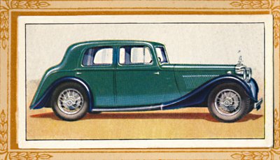 Alvis Silver Eagle Saloon, c1936 da Unbekannt