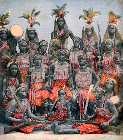 Guerriere amazzoniche, 1891 da Unbekannt