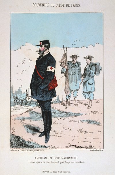 Ambulanze internazionali, assedio di Parigi, 1870-1871 da Unbekannt
