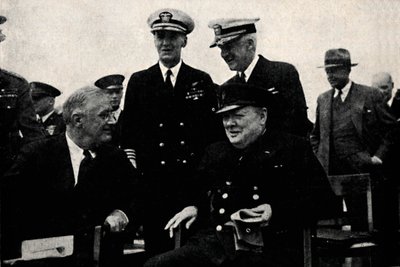 Presidente americano e primo ministro britannico, 14 agosto 1941, 1945 da Unbekannt