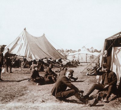 Campo americano, Melette, Francia, c1914-c1918 da Unbekannt