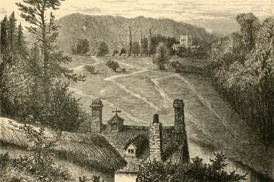 Amesbury, guardando verso il campo di Vespasiano, 1898 da Unbekannt
