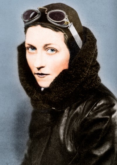 Amy Johnson, pilota, c1930s 1936 da Unbekannt