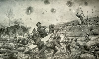 Un attacco guidato da una squadra di bombardamento, 1919 da Unbekannt