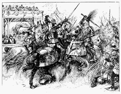 Un torneo inglese, 1909 da Unbekannt