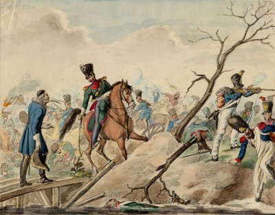 Un episodio della battaglia di Lipsia da Unbekannt