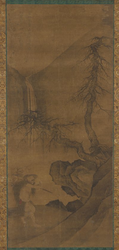 Un raccoglitore di erbe, dinastia Ming, 1368-1644 da Unbekannt