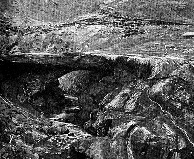 Un ponte Inca, Perù, 1895 da Unbekannt