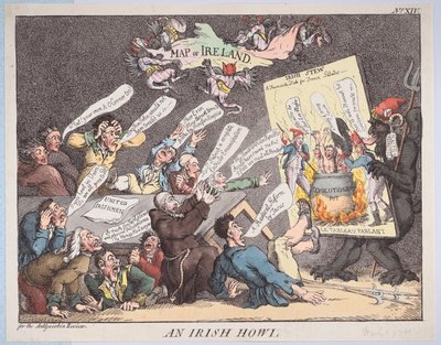 Un ululato irlandese, 1 marzo 1799 da Unbekannt