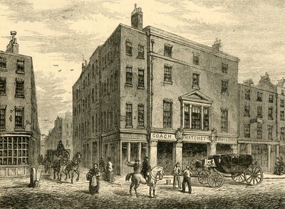 Un vecchio negozio di carrozzieri a Long Acre, 1881 da Unbekannt