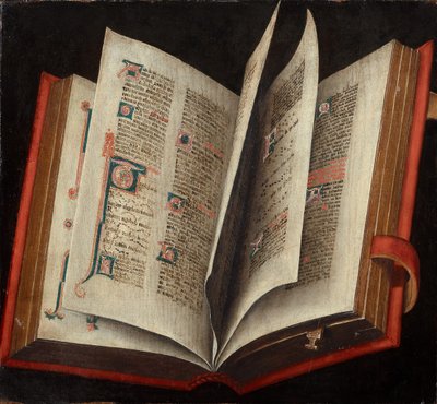 Un libro liturgico aperto da Unbekannt