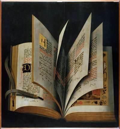 Un libro liturgico aperto da Unbekannt