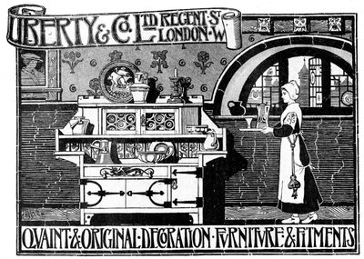 Una pubblicità per Liberty and Co Ltd, 1898 da Unbekannt