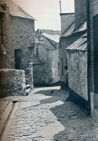 Una vecchia parte di St Ives, Cornovaglia, programmata come area di sgombero dei bassifondi, 1935 da Unbekannt