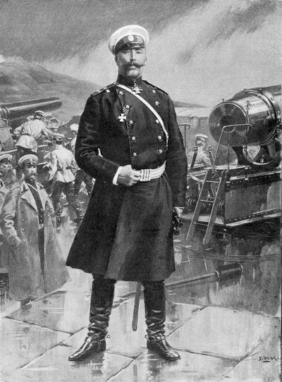 Anatoly Mikhaylovich Stossel, generale russo, guerra russo-giapponese da Unbekannt