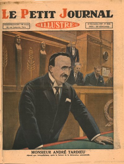 André Tardieu risponde alle domande, 1929 da Unbekannt