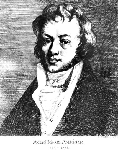 Andre-Marie Ampere, fisico e matematico francese, c 1810 da Unbekannt