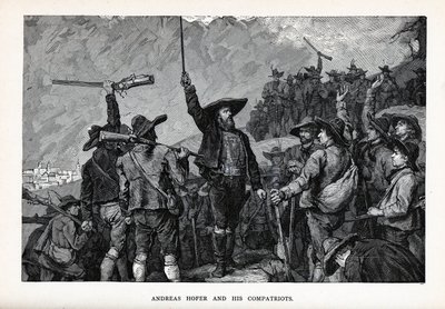 Andreas Hofer e i suoi compatrioti, 1882 da Unbekannt