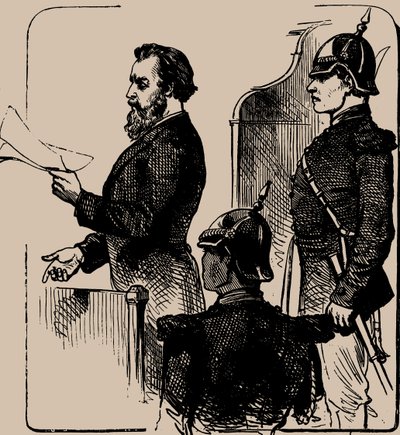 Andrei Zhelyabov davanti alla Corte da Unbekannt