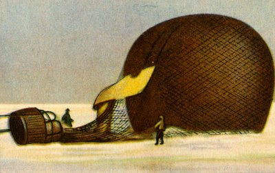 Il pallone artico di Andrée dopo lo schianto, 1897, 1932 da Unbekannt