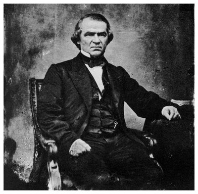 Andrew Johnson, 17° Presidente degli Stati Uniti, 1860s da Unbekannt