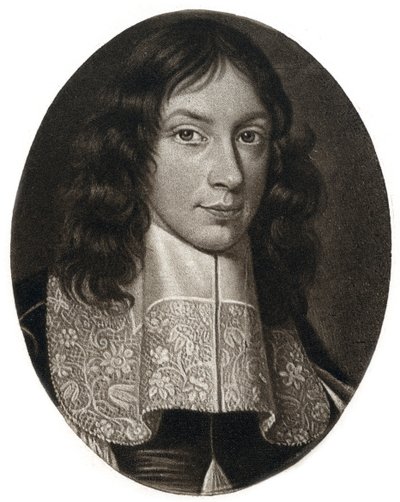 Andrew Marvell, poeta metafisico inglese, XVII secolo, 1899 da Unbekannt