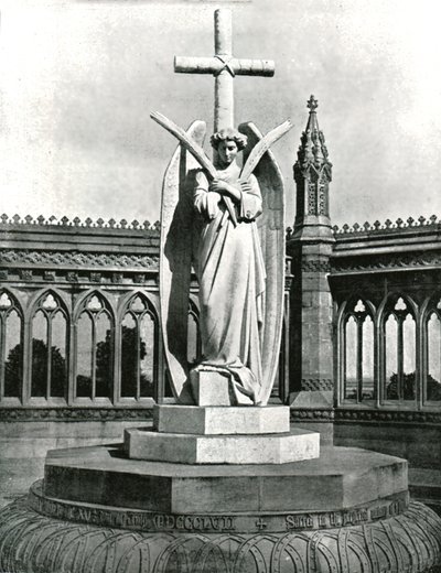 Angelo del Memorial Well, Cawnpore, India, 1895 da Unbekannt
