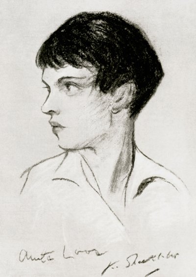 Anita Loos, sceneggiatrice, drammaturga e autrice americana da Unbekannt