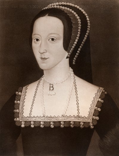 Anna Bolena, c1532, 1902 da Unbekannt