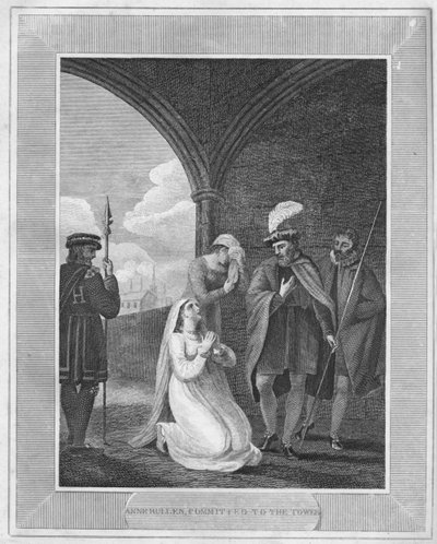 Anna Bolena, imprigionata nella Torre, 1838 da Unbekannt