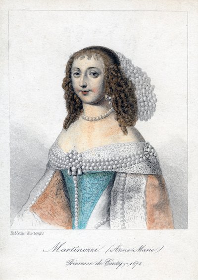 Anne Marie Martinozzi, aristocratica francese nata in Italia del XVII secolo da Unbekannt