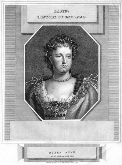 Anna, Regina di Gran Bretagna, 1815 da Unbekannt